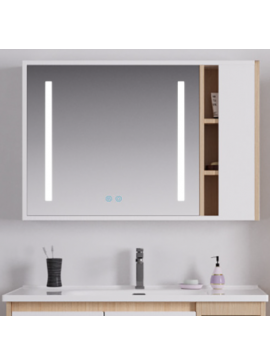 Καθρέφτης VERA LED 100cm χρ. WHITE/SONOMA κωδ. 3MVER100WHS