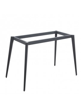 WOODWELL Ε0686VIDAL Βάση Τραπεζιού Μέταλλο Βαφή Μαύρο (6,50 Kg) για Επιφάνεια από 80x80cm 81x81x72cm Ε0686