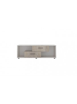 Σύνθετο ξύλινο Viva M5 δρυς βλανκο/δρισ νορτε 130x46x45 DIOMMI 33-340 DIOMMI-33-340