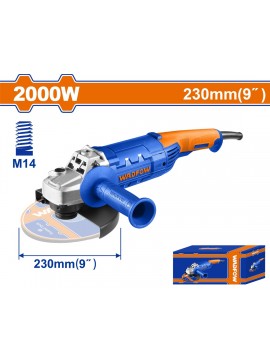 WADFOW ΓΩΝΙΑΚΟΣ ΤΡΟΧΟΣ 2.000W / 230mm (WAG852001)