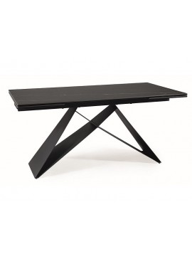 STÓŁ WESTIN CERAMIC CZARNY SAHARA NOIR/CZARNY MAT (160-240)X90 DIOMMI-80-3124