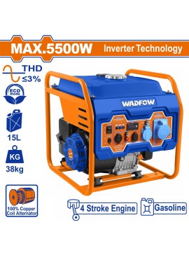 WADFOW ΗΛΕΚΤΡΟΓΕΝΝΗΤΡΙΑ ΒΕΝΖ. INVERTER 5.500W (WGEAB08)