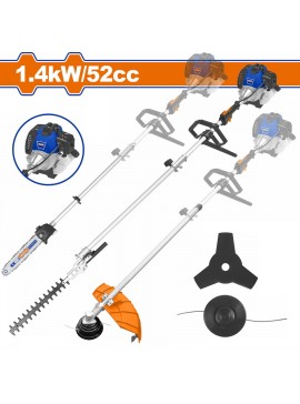 WADFOW ΒΕΝΖ. ΠΟΛΥΜΗΧΑΝΗΜΑ 4 σε 1 52cc / 2.2HP (WGM4552)