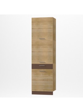 Alina Μεγάλο ντουλάπι 60x55,6x213,3εκ Σονόμα-Μόκκα SO-AD60RV