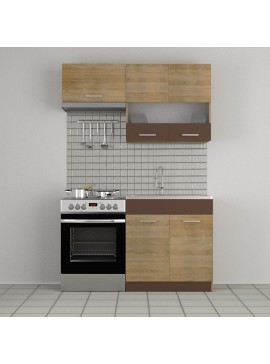 Κουζίνα Alina Σετ 2.2 (δυνατ. επέκτασης) Σονόμα-Μόκκα Σετ 3 κουτιών (2, 2 τρέχ.μέτρα) SO-ALINASET2.2