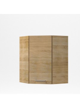 ALINA Πάνω Ντουλάπι Γωνίας 60x60x30.5x71.8εκ Σονόμα-Μόκκα SO-AVU60