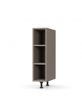 Charlotte κάτω ντουλάπι με ράφια 20x46.5x82εκ Μόκα SO-CD20M