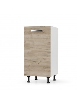 CHARLOTΤE Κάτω Ντουλάπι 40x46.5x82εκ με μεταλλικά χερούλια ΔΡΥΣ SO-CD40O
