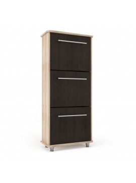 Παπουτσοθήκη Niag580 58x26.5x132εκ Wenge-Sonoma SO-NIAG5803DS
