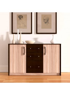 Μπουφές Scarlet 136x46x82εκ με MDF Διακόσμηση Σονόμα-Βέγκε SO-SCAR1360