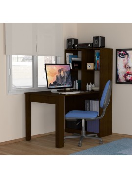 Γραφείο-Τραπέζι Πολυχρηστικό  Βέγγε Με Ράφια 80x133x150εκ TO-120W