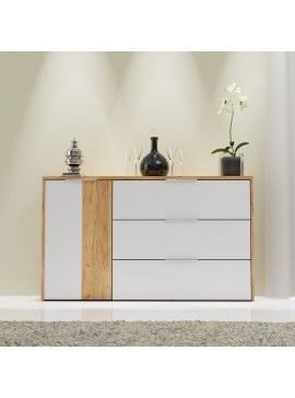 Μπουφές Avanti Χρυσός Δρυς-Λευκό 139.4x41.5x82.5cm TO-AVANTI1D3S