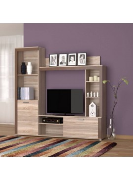 Σύνθεση Tηλεόρασης Badan 188x35x181εκ Σονόμα-Μόκκα TO-BADAN