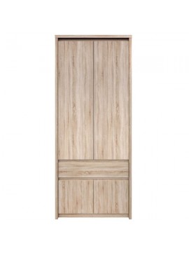Ντουλάπα Δίφυλλη Norton Sonoma 88x55x210εκ TO-NORT4D1S