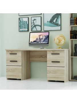 Γραφείο Solo 145 Sonoma με Wenge 145x60x76εκ TO-SOLO2D2S