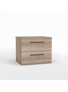 Κομοδίνο Solo Σονόμα-Βέγκε 45x35x38.5cm TO-SOLOKOM2S