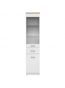 Βιτρίνα Μονόφυλλη Top Mix 40x33x183cm Λευκή-Σονόμα TO-TOP1D1W1SW