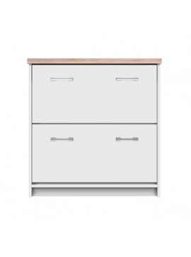 Παπουτσοθήκη Top Mix 80x27x85cm Λευκή-Σονόμα TO-TOPBUT2KW