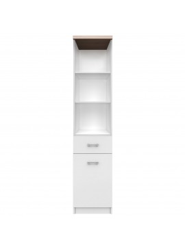 Top Mix Ραφιέρα 40x33x183cm Λευκή-Σονόμα TO-TOPREG1D1SW