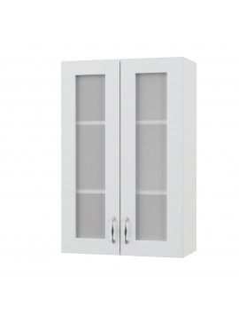 Modest Πάνω Ντουλάπι-Βιτρίνα Λευκό 60x30x92εκ GR-101-00190