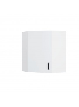 Modest Πάνω Ντουλάπι Γωνιακό Λευκό 60-60x30x72cm WC6072M02