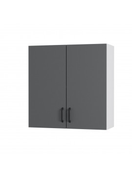 Modest Πάνω Ντουλάπι Ανθρακί 80x30x72εκ W8072M03