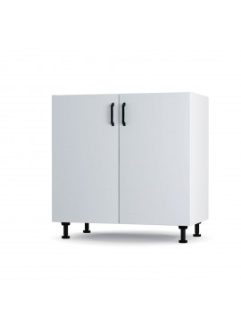 Modest Κάτω Ντουλάπι Νεροχύτη Γκρι 80x48x82cm LS8082M04