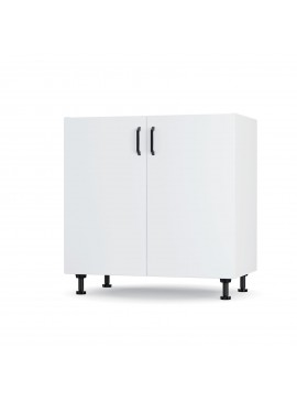 Modest Κάτω Ντουλάπι Νεροχύτη Λευκό 80x48x82cm LS8082M02