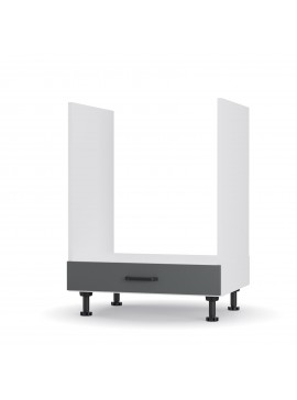 Modest Κάτω Ντουλάπι Φούρνου Ανθρακί 60x48x82cm LG6082M03
