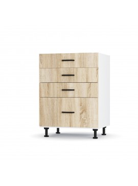 Modest Κάτω Ντουλάπι Συρταριέρα Σονόμα 60x48x82cm LD3160M01