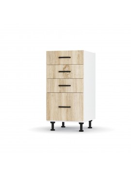 Modest Κάτω Ντουλάπι Συρταριέρα Σονόμα 40x48x82cm. LD3140M01