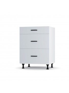 Modest Κάτω Ντουλάπι Συρταριέρα Γκρι  60x48x82εκ LD1260M04