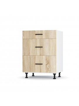 Modest Κάτω Ντουλάπι Συρταριέρα Σονόμα 60x48x82 εκ LD1260M01