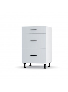 Modest Κάτω Ντουλάπι Συρταριέρα Γκρι 50x48x82cm LD1250M04