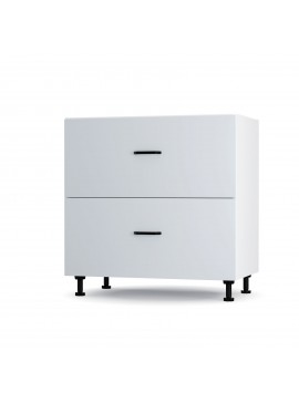 Modest Κάτω Ντουλάπι Συρταριέρα Γκρι 80x48x82cm LD1180M04