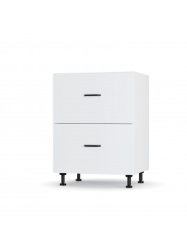Modest Κάτω Ντουλάπι Συρταριέρα Λευκό 60x48x82 εκ LD1160M02