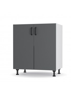 Modest Κάτω Ντουλάπι Ανθρακί 70x48x82cm L7082M03