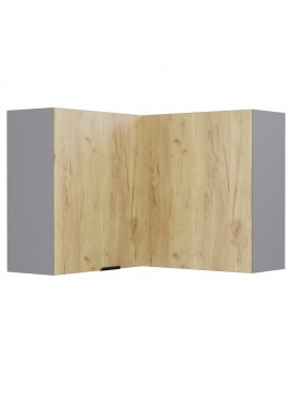 Craft Πάνω Ντουλάπι Γωνιακό Χρυσό Δρυς 60-60x30x72cm WG6072C04