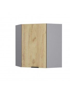 Craft Πάνω Ντουλάπι Γωνιακό Χρυσό Δρυς 60-60x30x72cm WC6072C04
