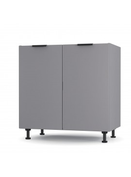Craft Ντουλάπι Νεροχύτη Γραφίτη 80x48x82cm LS8082C01