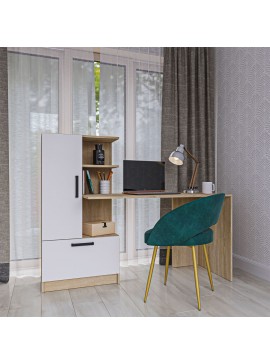 Γραφείο Standart Σονόμα Λευκό 150x59x120εκ GR-STANDARDDESK