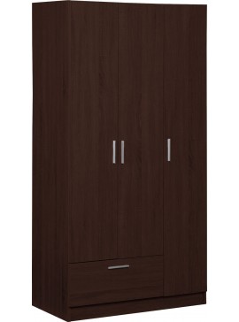 Ντουλάπα Wilson 3DS τρίφυλλη-Wenge 90.00x45.00x180.00 162778149