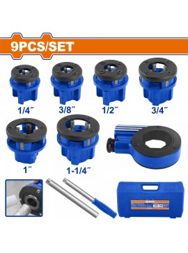 WADFOW ΣΕΤ ΦΙΛΙΕΡΕΣ 1/4" ΕΩΣ 1-1/4" 9ΤΕΜ (WJK1D61)