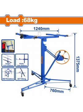 WADFOW ΑΝΥΨΩΤΙΚΟ ΓΥΨΟΣΑΝΙΔΑΣ 1375-3350mm / 68Kg (WJSQ1168)