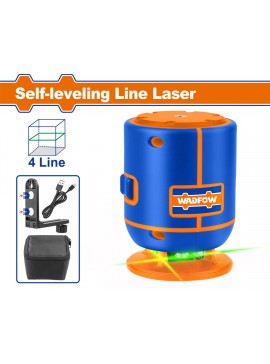 WADFOW ΑΛΦΑΔΙ LASER ΑΥΤΟ-ΟΡΙΖΟΝΤΙΟΥΜΕΝΟ 0-30m 4 LINE ΜΕ ΠΡΑΣΙΝΕΣ ΑΚΤΙΝΕΣ (WLE1M04)