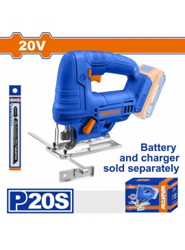 WADFOW ΣΕΓΑ ΜΠΑΤ. Li-ion 20V ΧΩΡΙΣ ΜΠΑΤΑΡΙΑ & ΦΟΡΤΙΣΤΗ (WLS1565)