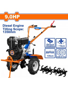 WADFOW ΣΚΑΠΤΙΚΟ DIESEL 418cc / 9HP / 135cm ΚΟΡΩΝΑ - ΠΗΝΙΟ (WTL3A135)