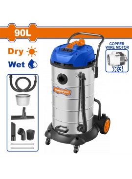 WADFOW ΣΚΟΥΠΑ ΞΗΡΑΣ & ΥΡΓΗΣ ΑΝΑΡ. 3X1.200W / 90Lit (WVR5A90)