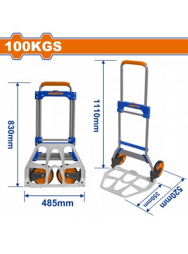 WADFOW ΚΑΡΟΤΣΙ ΜΕΤΑΦΟΡΑΣ ΠΤΥΣΣΟΜΕΝΟ 100Kg (WWB9A10)