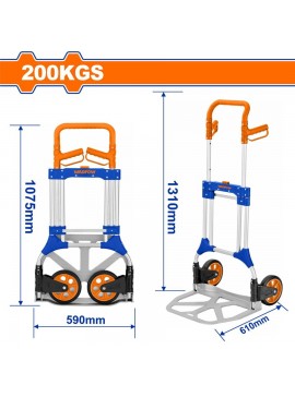 WADFOW ΚΑΡΟΤΣΙ ΜΕΤΑΦΟΡΑΣ ΠΤΥΣΣΟΜΕΝΟ 200Kg (WWB9A20)